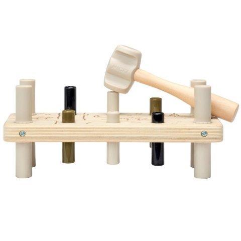 Micki Premium - Pounding Bench, Natural - Toy Wonder