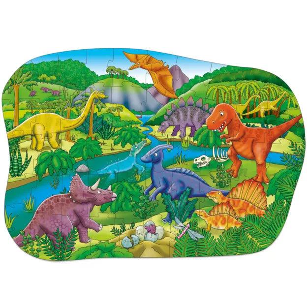 Orchard Jigsaw - Big Dinosaur Shaped Puzzle 50pc - Toy Wonder