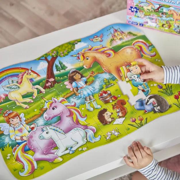 Orchard Jigsaw - Unicorn Friends & Poster 50pc - Toy Wonder