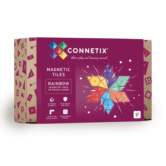 CONNETIX - Rainbow Geometry Pack 30 pc