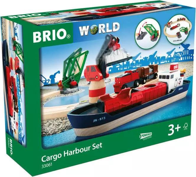 BRIO - Cargo Harbour Set 16 pieces - Toy Wonder