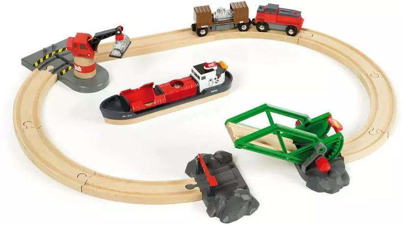 BRIO - Cargo Harbour Set 16 pieces - Toy Wonder