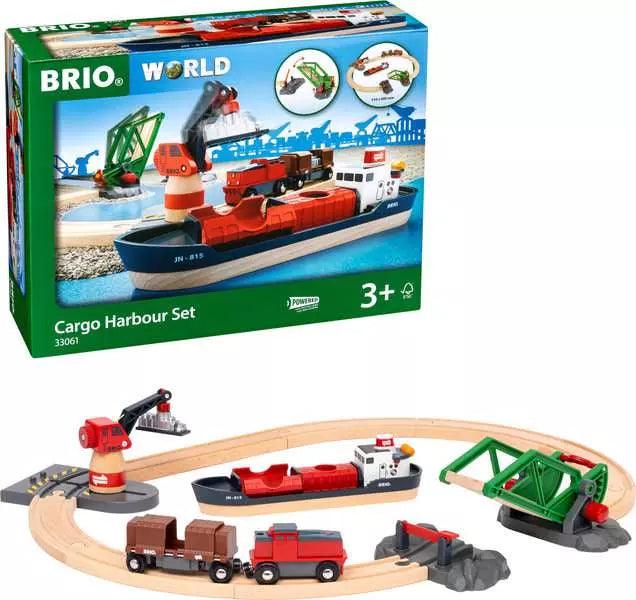 BRIO - Cargo Harbour Set 16 pieces - Toy Wonder