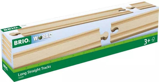 BRIO - Long Straight Tracks 4 pieces - Toy Wonder