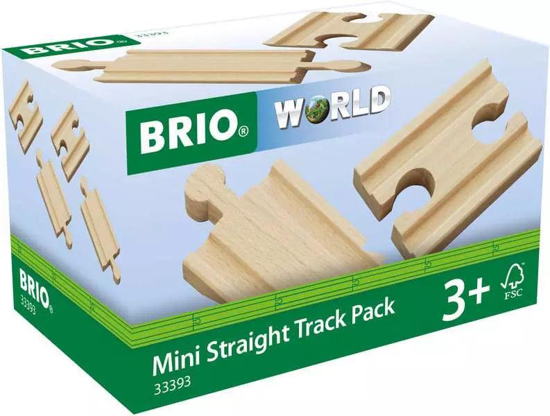 BRIO - Mini Straight Track Pack 4 pieces - Toy Wonder