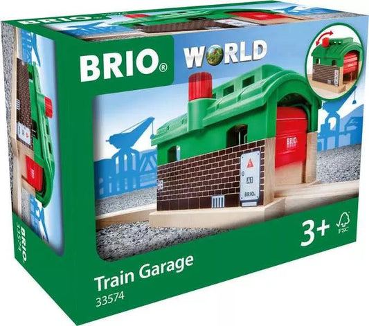 BRIO - Train Garage w Handle 3 pieces - Toy Wonder