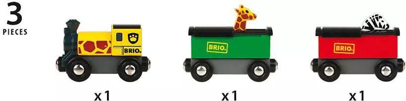 BRIO - Safari Railway Set 17 pieces - Toy Wonder