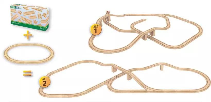 BRIO - 50 Piece Track Pack - Toy Wonder