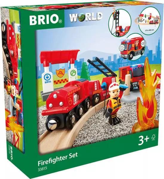 BRIO - Firefighter Set 18 pieces - Toy Wonder