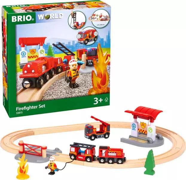 BRIO - Firefighter Set 18 pieces - Toy Wonder