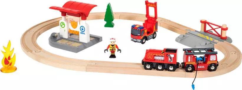 BRIO - Firefighter Set 18 pieces - Toy Wonder