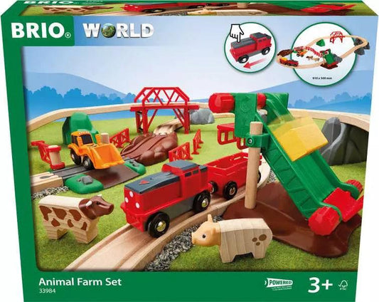 BRIO - Animal Farm Set 30 pieces - Toy Wonder