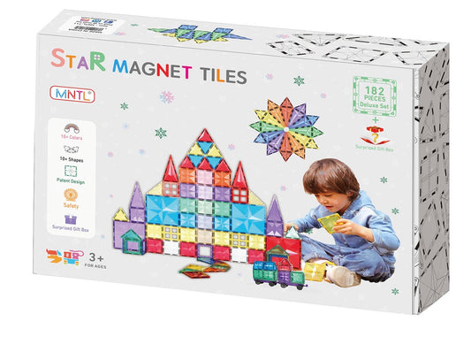 MNTL - Magnetic Rainbow Tiles 182 pcs