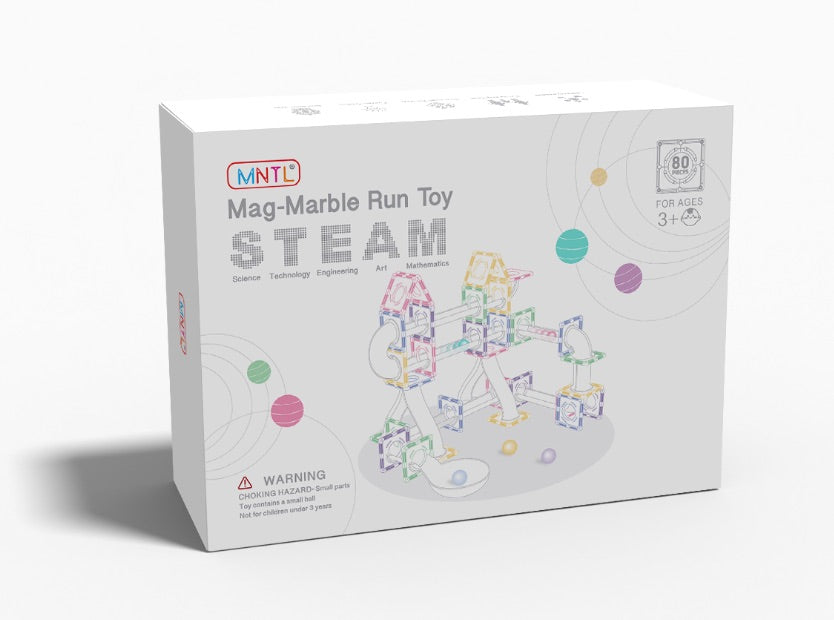 MNTL - Marble Run Pastel 80 pcs