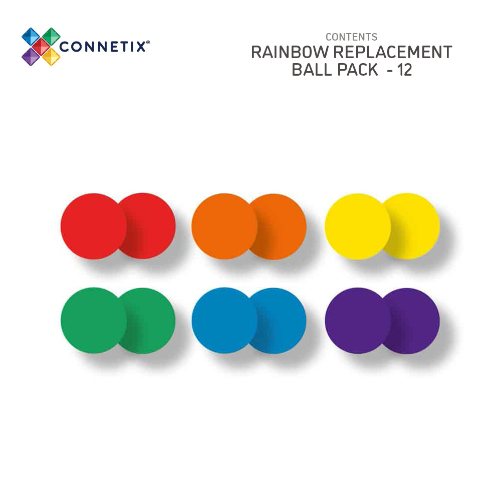 CONNETIX - Rainbow Ball Pack 12 pc