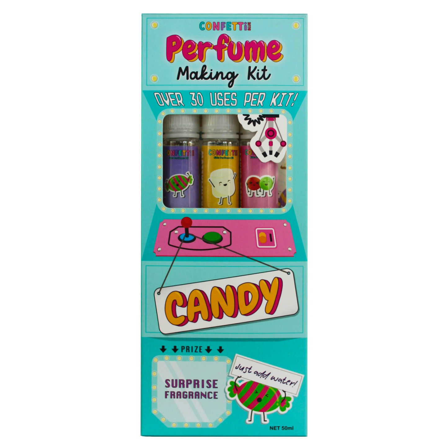 Confetti Blue - Candy Scented Perfume Making Kit