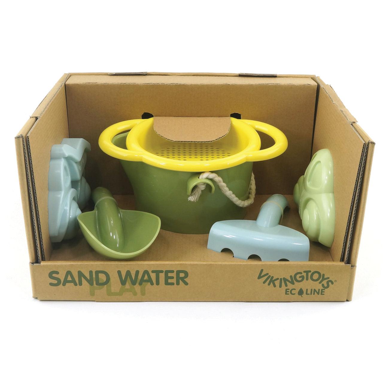 Viking Toys - Eco Bucket Set with Sieve, 2 Vehicles - Toy Wonder