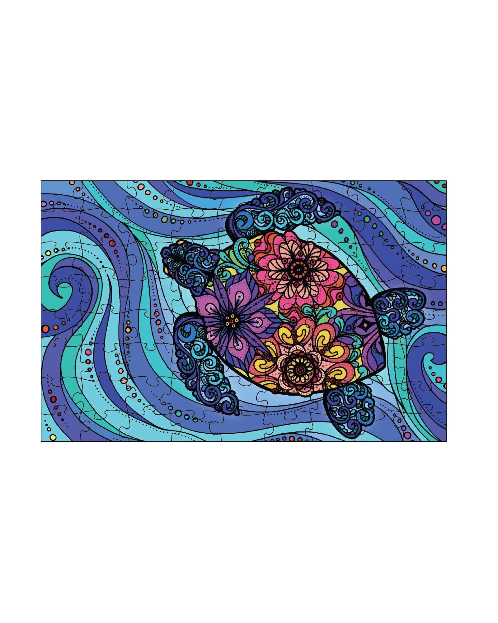 Mindful Living Kids - Flow Like A Turtle - 72 pc Puzzle