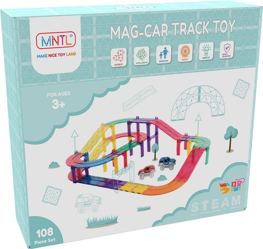 MNTL - Magnetic Car Track Set 108 pce