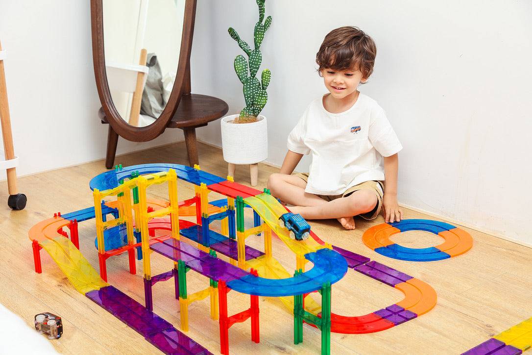 MNTL - Magnetic Car Track Set 108 pce