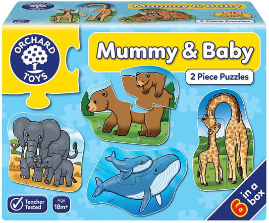 Orchard Jigsaw - Mummy & Baby 6 x 2pc - Toy Wonder