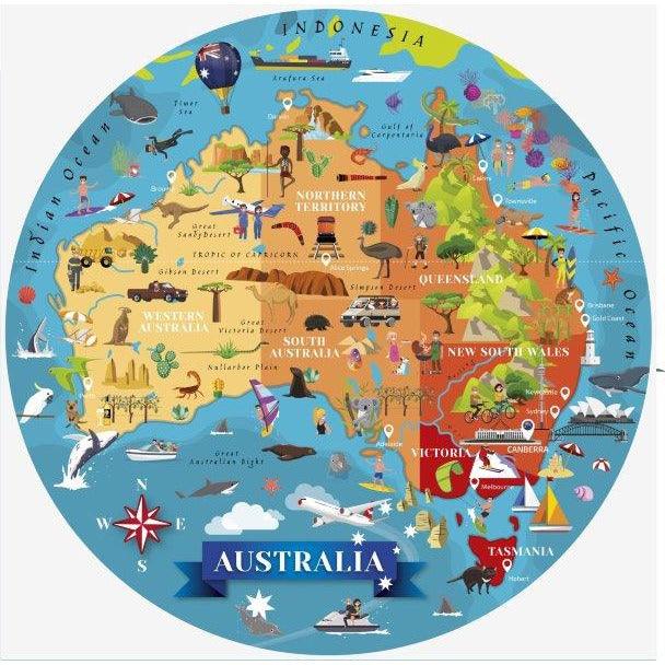 Sassi Travel Learn Explore Puzzle & Book Set - Australia - Toy Wonder