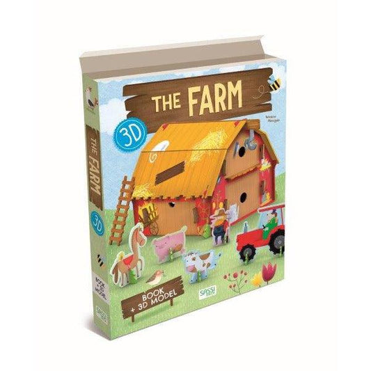 Sassi 3D Farm Model and Book Set - Toy Wonder