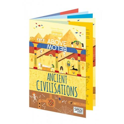 Sassi Above & Below Ancient Civilisastions Book - Toy Wonder