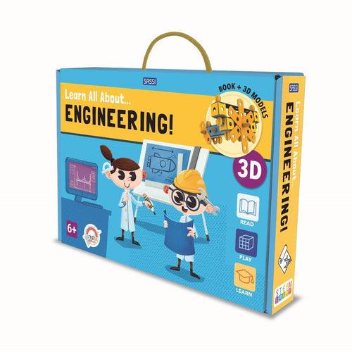 Sassi Learn all about Engineering Model & Book Set - Toy Wonder