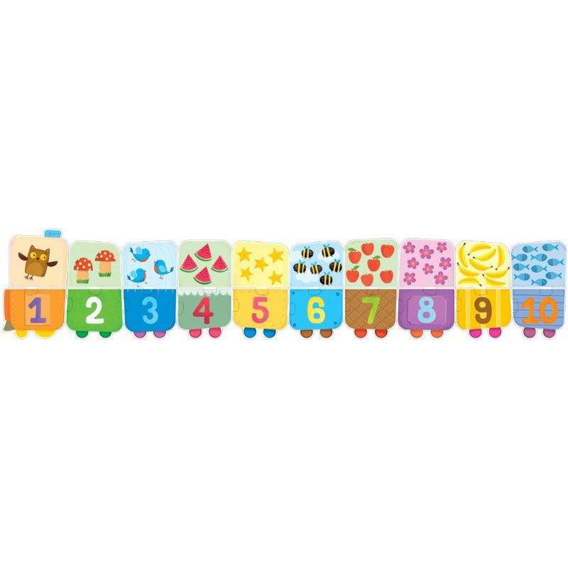 Sassi My First Numbers Train Puzzle and Book Set - Toy Wonder