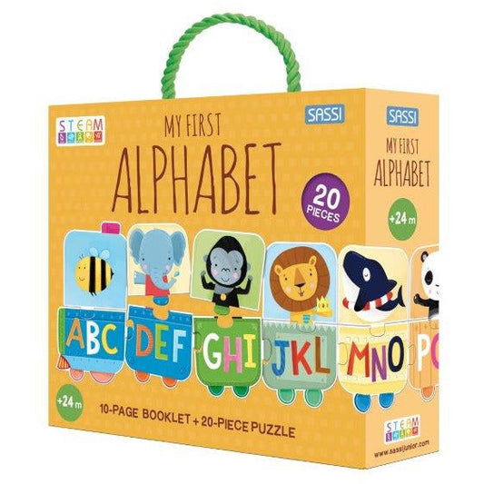 Sassi - My First Alphabet Puzzle & Book Set