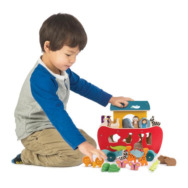 Tender Leaf Toys - Noah's Shape Sorter Ark - Toy Wonder