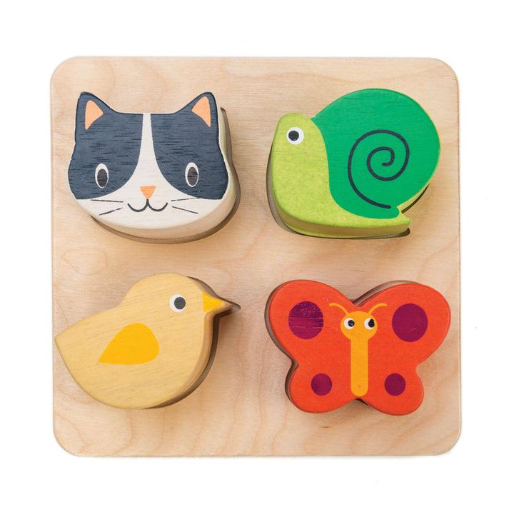 Tender Leaf Toys - Touch Animal Sensory Tray - Toy Wonder