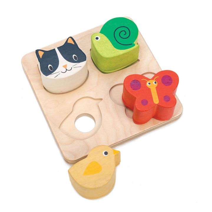 Tender Leaf Toys - Touch Animal Sensory Tray - Toy Wonder