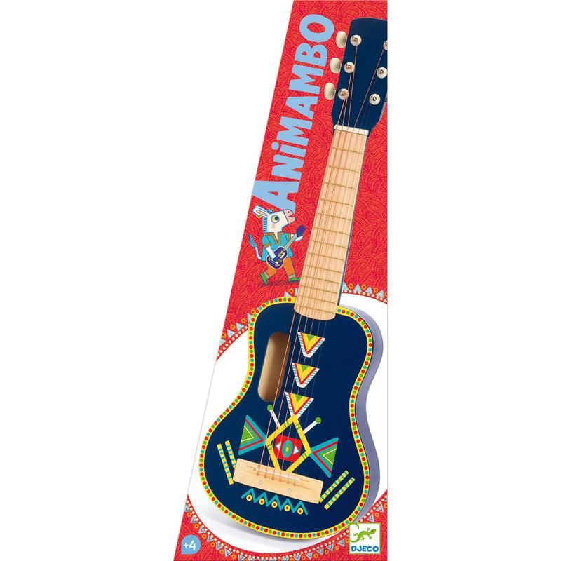 Animambo Guitar with 6 Metallic Ropes - Toy Wonder