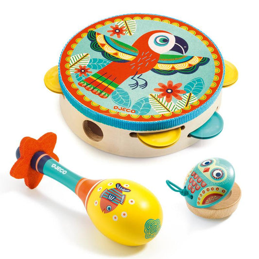 Animambo Set Of 3 Instruments - Toy Wonder