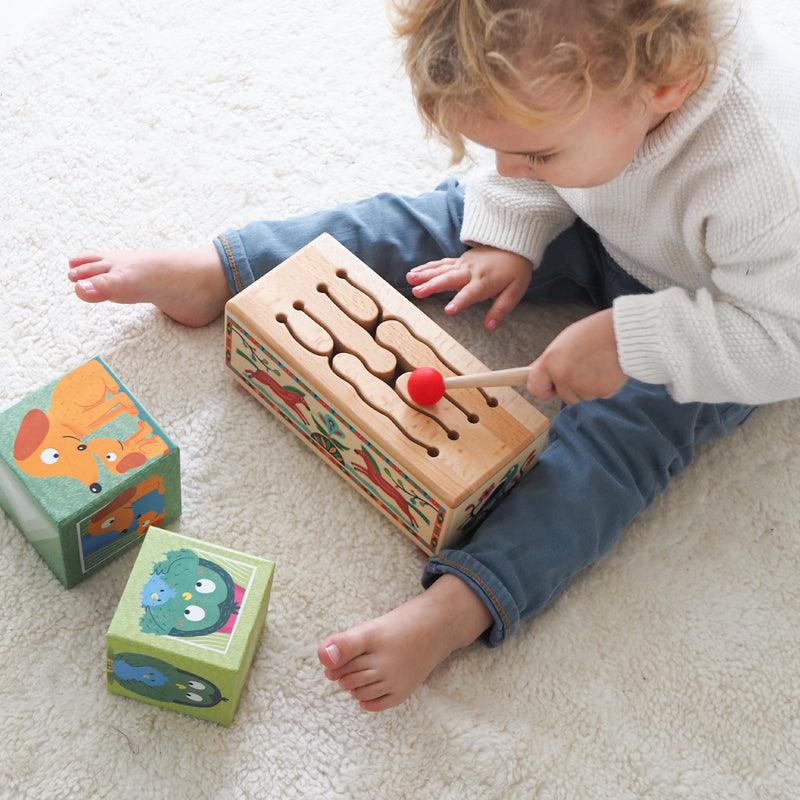 Animambo Wooden Drum - Toy Wonder