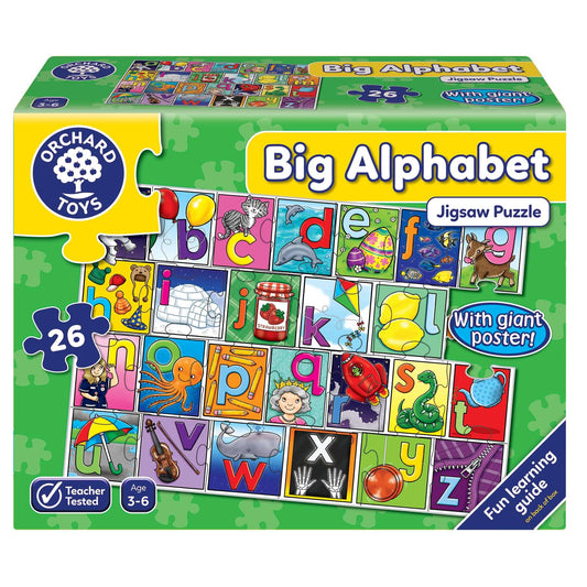 Orchard Jigsaw - Big Alphabet Puzzle & Poster