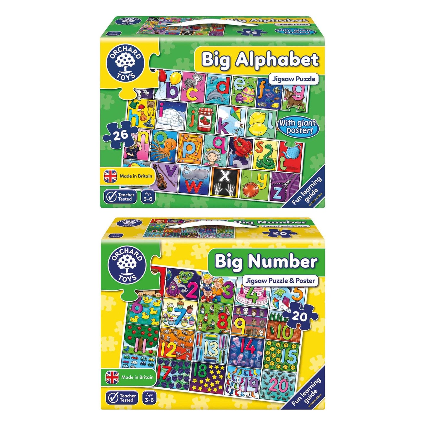 Orchard Jigsaw - Big Alphabet Puzzle & Poster