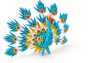 Origami 3D - Peacock