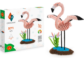 Origami 3D - Flamingo